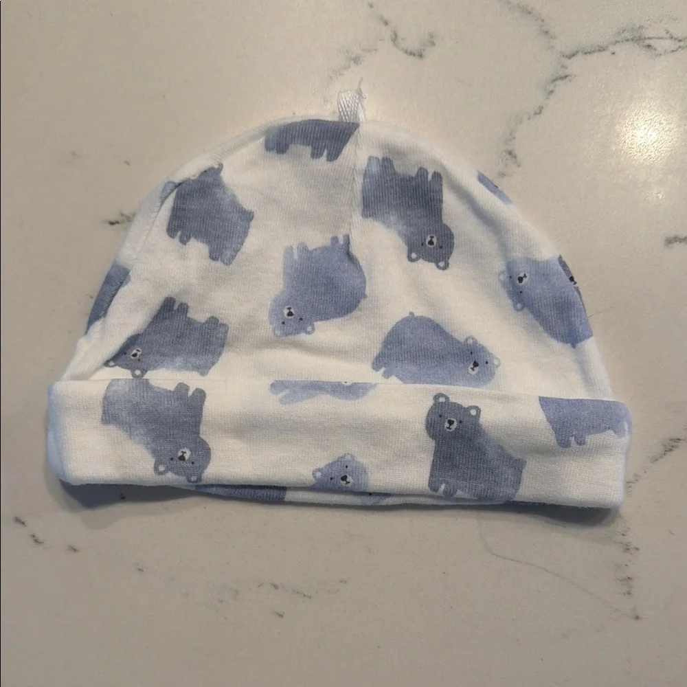 Assorted Baby Knit Hat - Brown, Gray, Blue & Multi Color Options